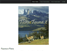 Tablet Screenshot of floraefauna.it